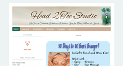 Desktop Screenshot of head-2-toestudio.com
